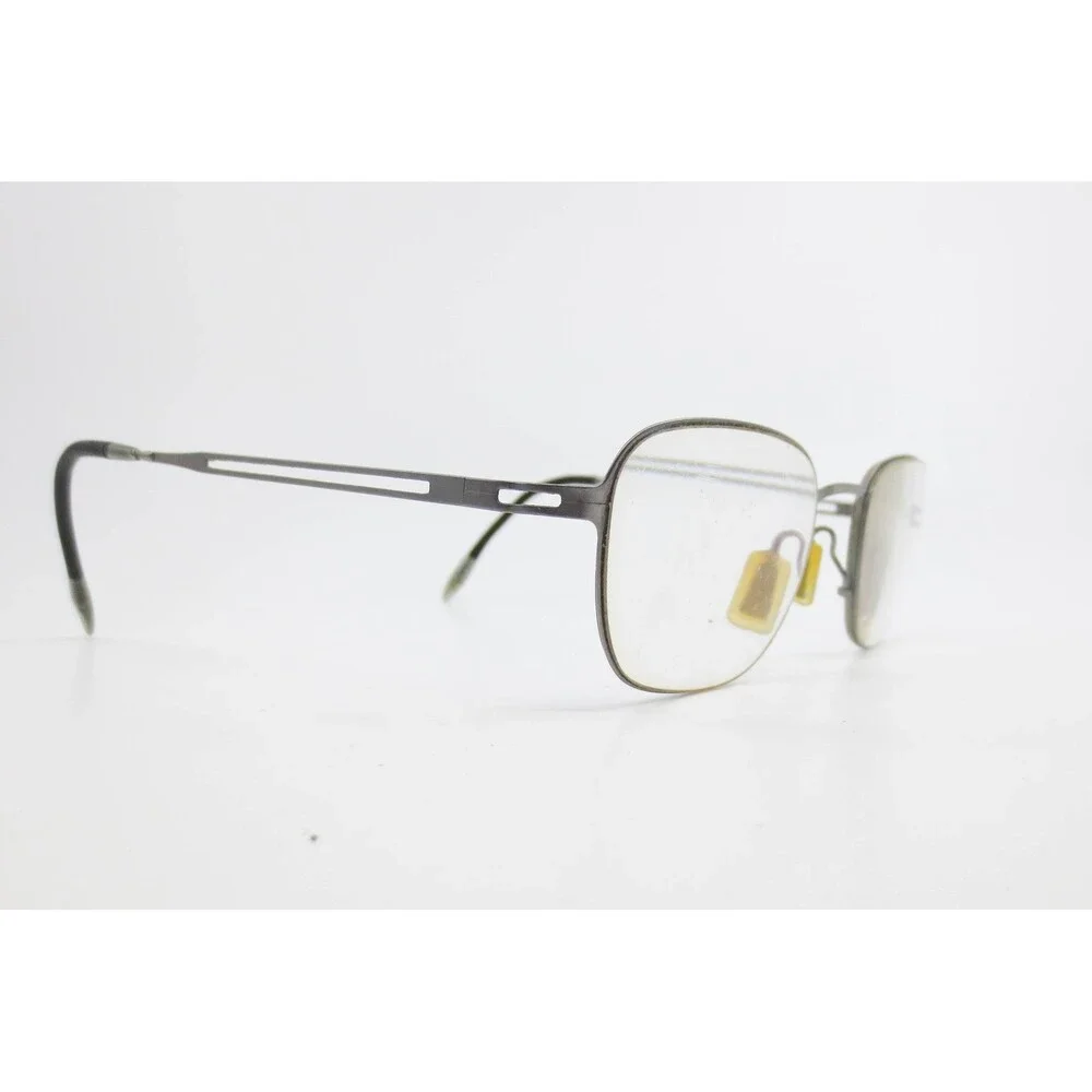 Kazuo Kawasaki MP-631 Titanium Eyeglasses Matte Grey Rectangular Frames Japan